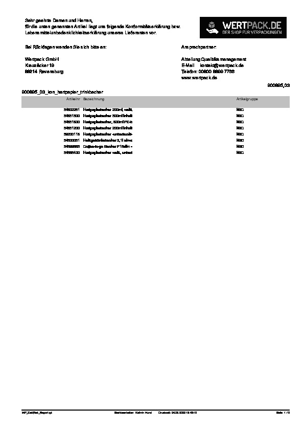 Download Konformitätserklärung