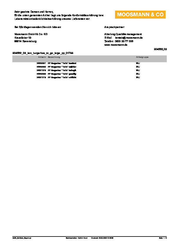 Download Konformitätserklärung
