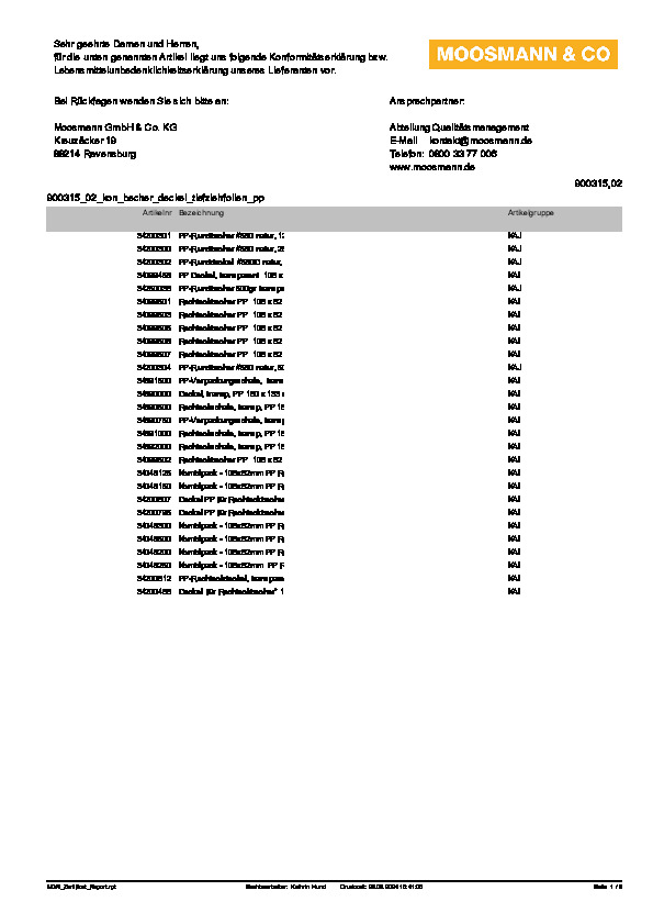 Download Konformitätserklärung