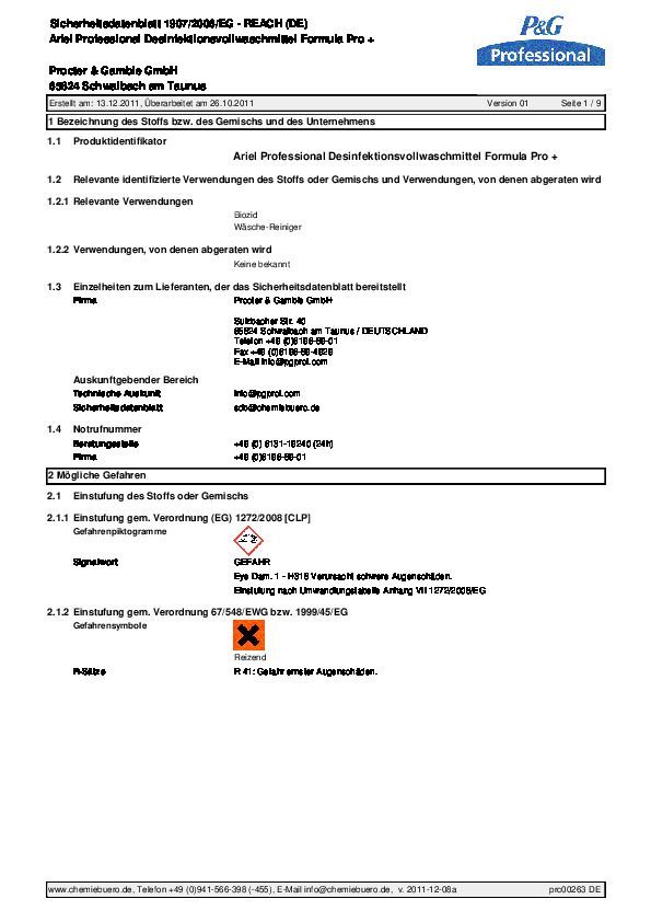 Download Sicherheitsdatenblatt