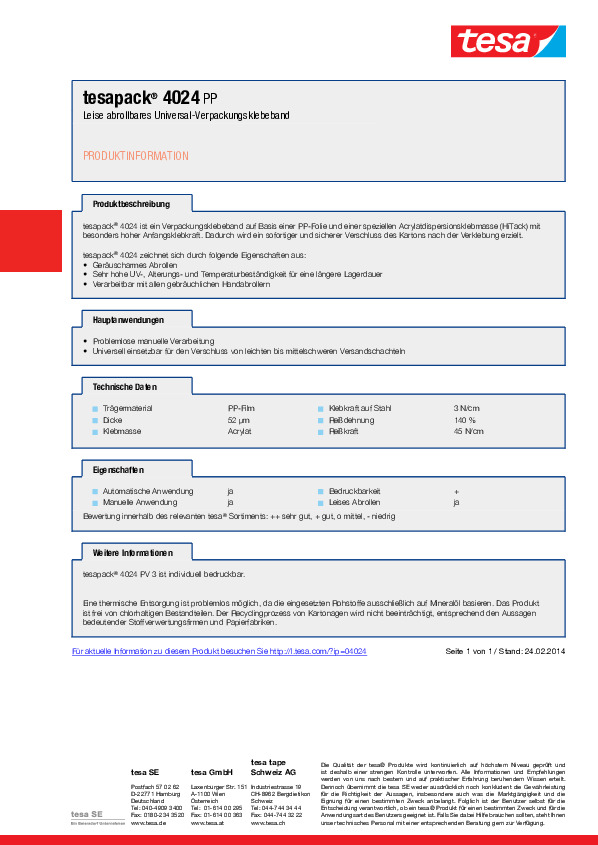 Download Datenblatt
