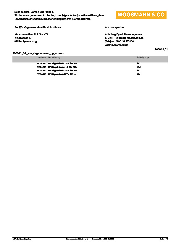 Download Konformitätserklärung