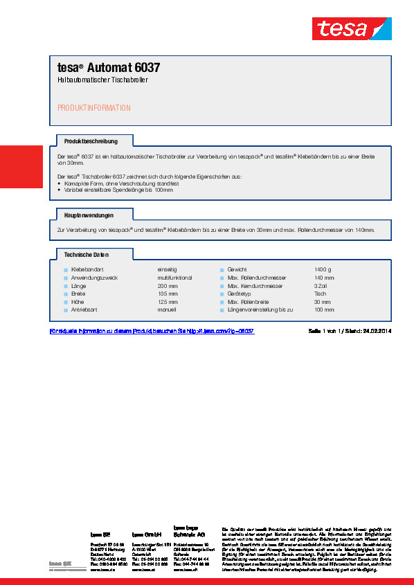 Download Datenblatt