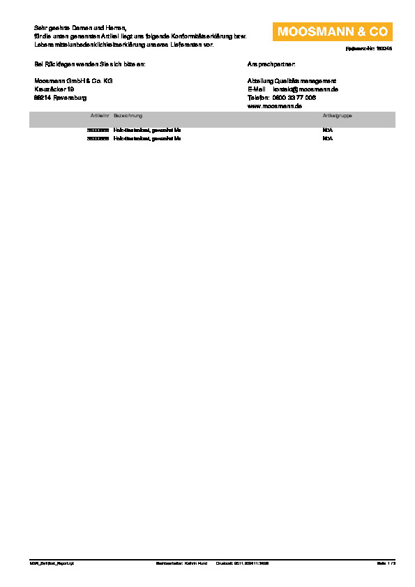 Download Konformitätserklärung