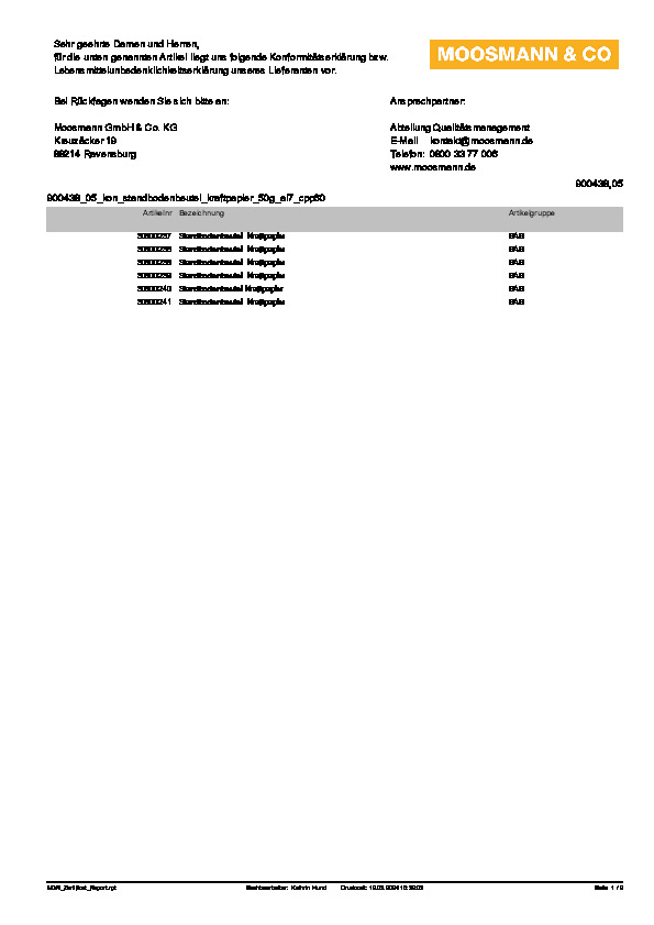 Download Konformitätserklärung