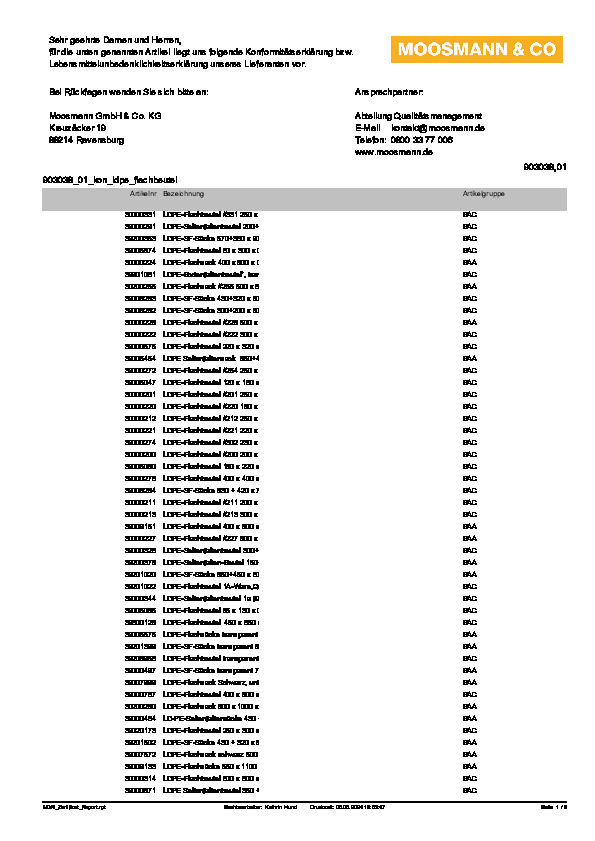 Download Konformitätserklärung