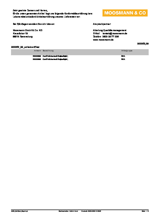 Download Konformitätserklärung