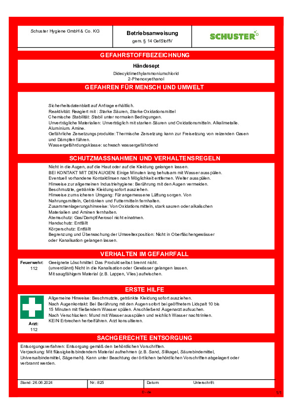 Download Betriebsanweisung