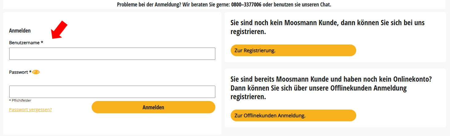 Anmeldung