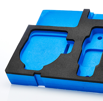 Verschiedene Schaumstoff Materialien