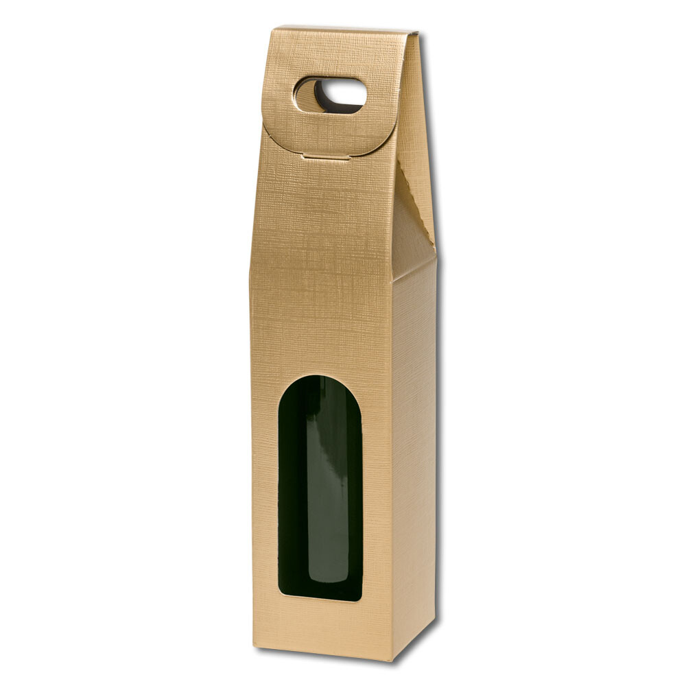 1er Flaschen - Tragekarton "Seta"- gold 1er Flaschen - Tragekarton "Seta"- gold