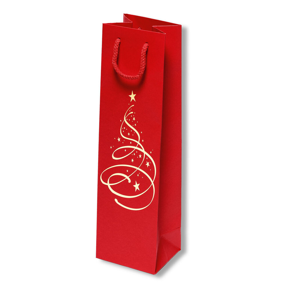 1er Flaschen - Tragetasche Christbaum rot 10 85 x 36 cm 1er Flaschen - Tragetasche Christbaum rot 10 85 x 36 cm