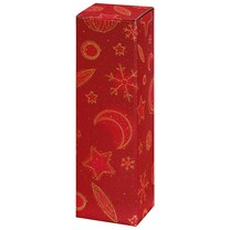 1er Weinkarton Magnum-Sekt Christmas rot