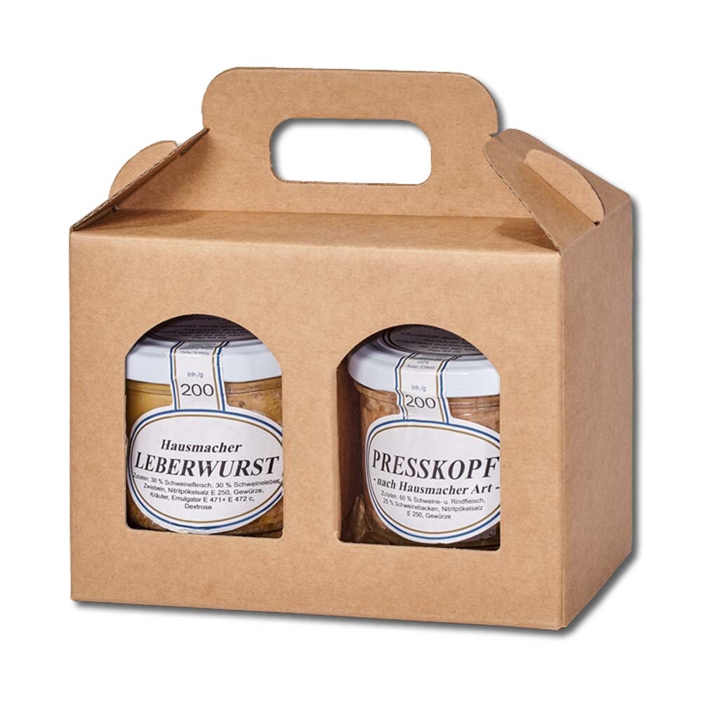 2er Feinkost -Tragekarton Gourmet 2er Feinkost -Tragekarton Gourmet