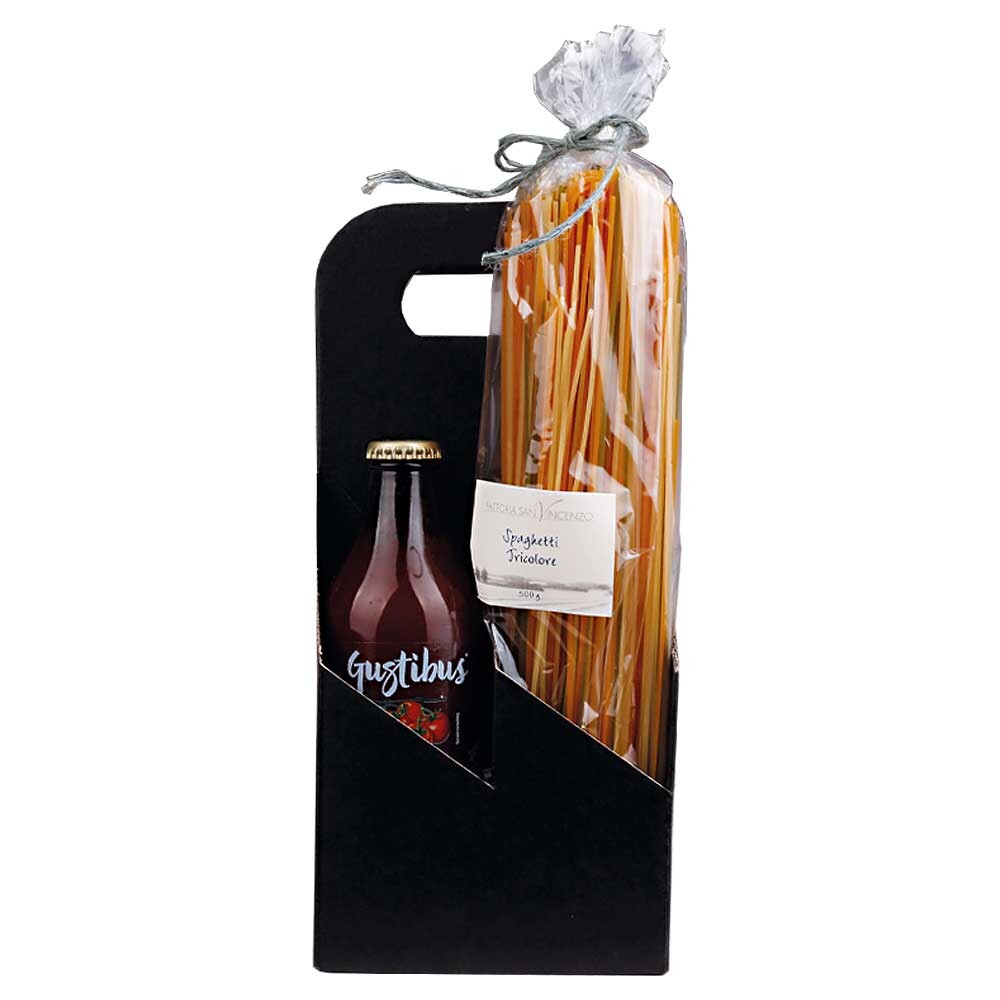 2er Flaschenträger für Bier und Saft schwarz