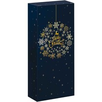 2er Weinfaltkarton Christmas Ball