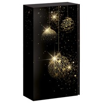 2er Weinkarton Christmas Deluxe schwarz 2er Weinkarton Christmas Deluxe schwarz