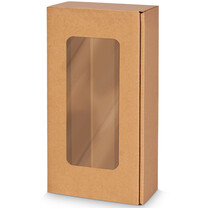 2er Weinkarton Passepartout Kraftpapier natur 2er Weinkarton Passepartout Kraftpapier natur
