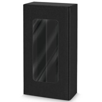 2er Weinkarton Passepartout Kraftpapier schwarz 2er Weinkarton Passepartout Kraftpapier schwarz