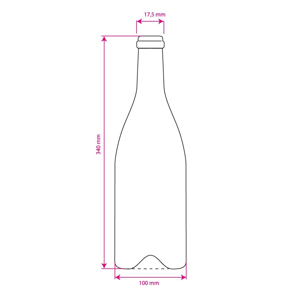 2er Weinkarton Seta XXL für breite Flaschen 2er Weinkarton Seta XXL für breite Flaschen