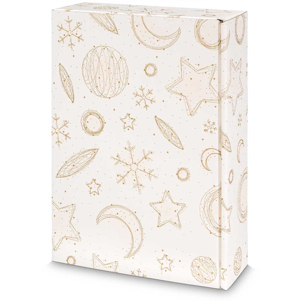 3er Weinkarton Christmas Bianco
