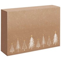 3er Weinkarton quer Modern Christmas 3er Weinkarton quer Modern Christmas