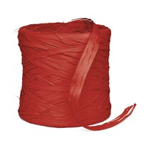 Geschenkbast - Raphia Rot