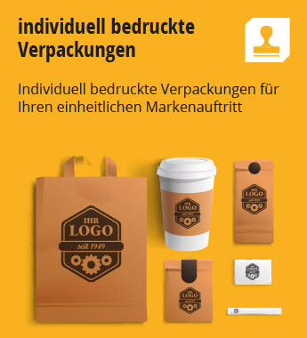 Individuell bedruckte Verpackungen Individuell bedruckte Verpackungen