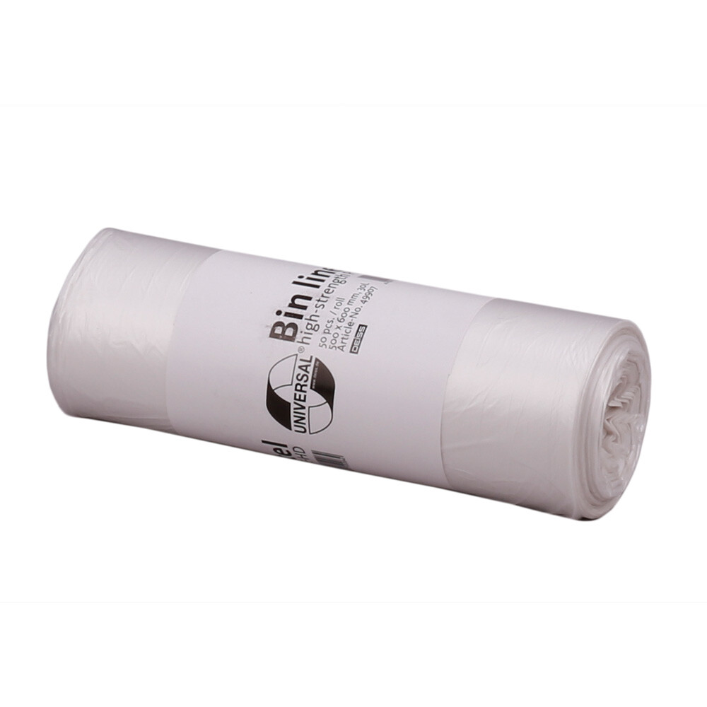 Abfallbeutel aus HDPE Transparent