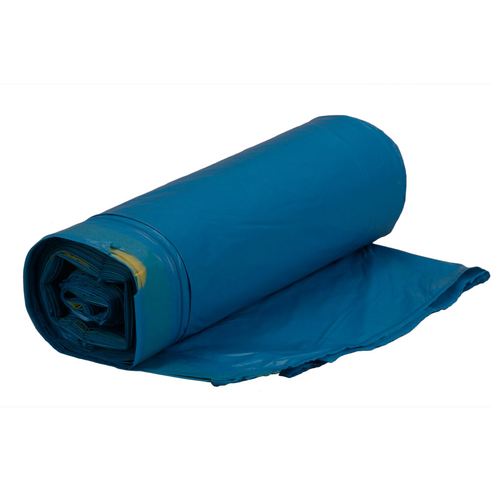 Abfallsäcke aus LDPE Premium mit Zugband Blau