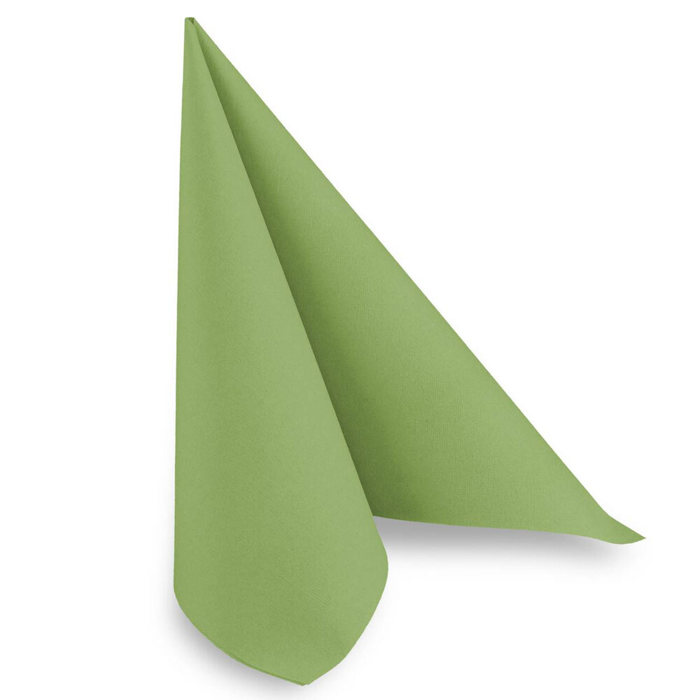 Airlaid Servietten 40 x 40 cm blattgrün