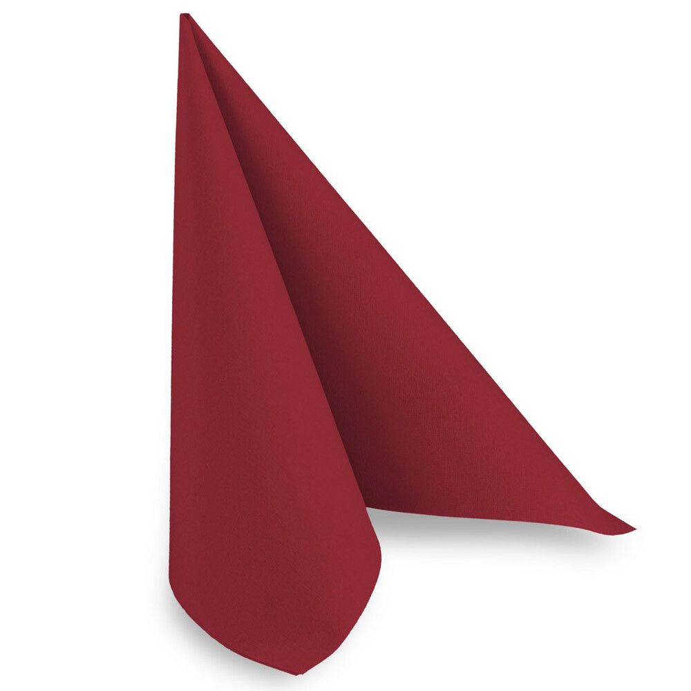 Airlaid Servietten 40 x 40 cm bordeaux