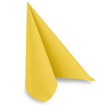 Airlaid Servietten 40 x 40 cm gelb Airlaid Servietten 40 x 40 cm gelb