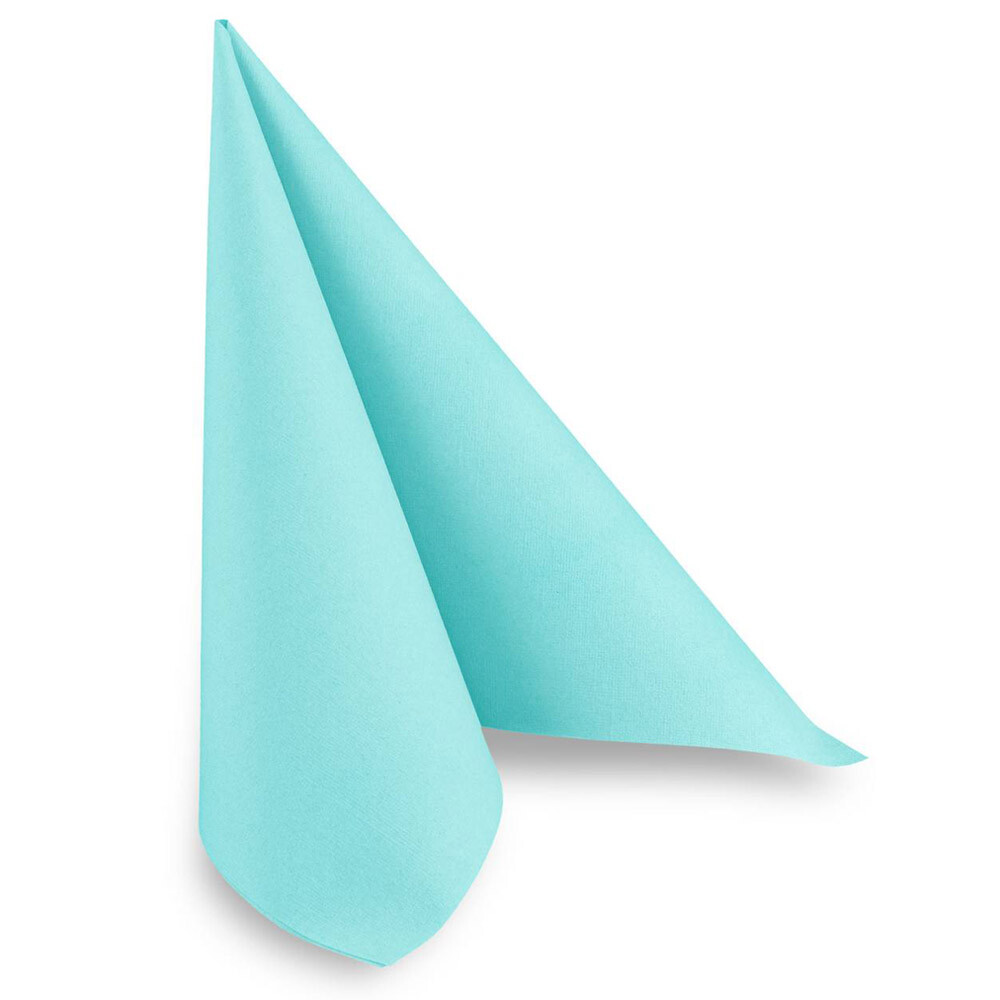 Airlaid Servietten 40 x 40 cm mint blau