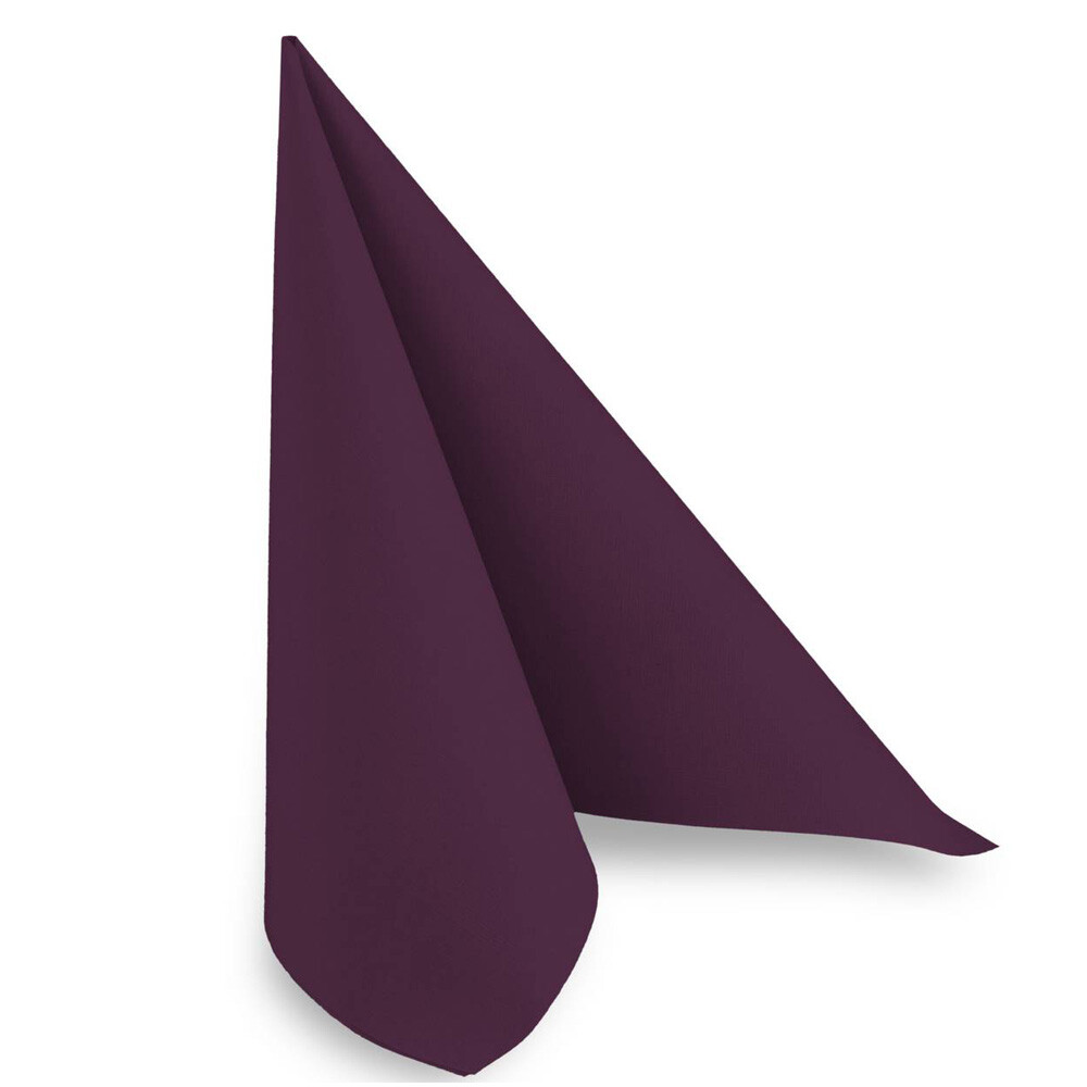 Airlaid Servietten 40 x 40 cm pflaume