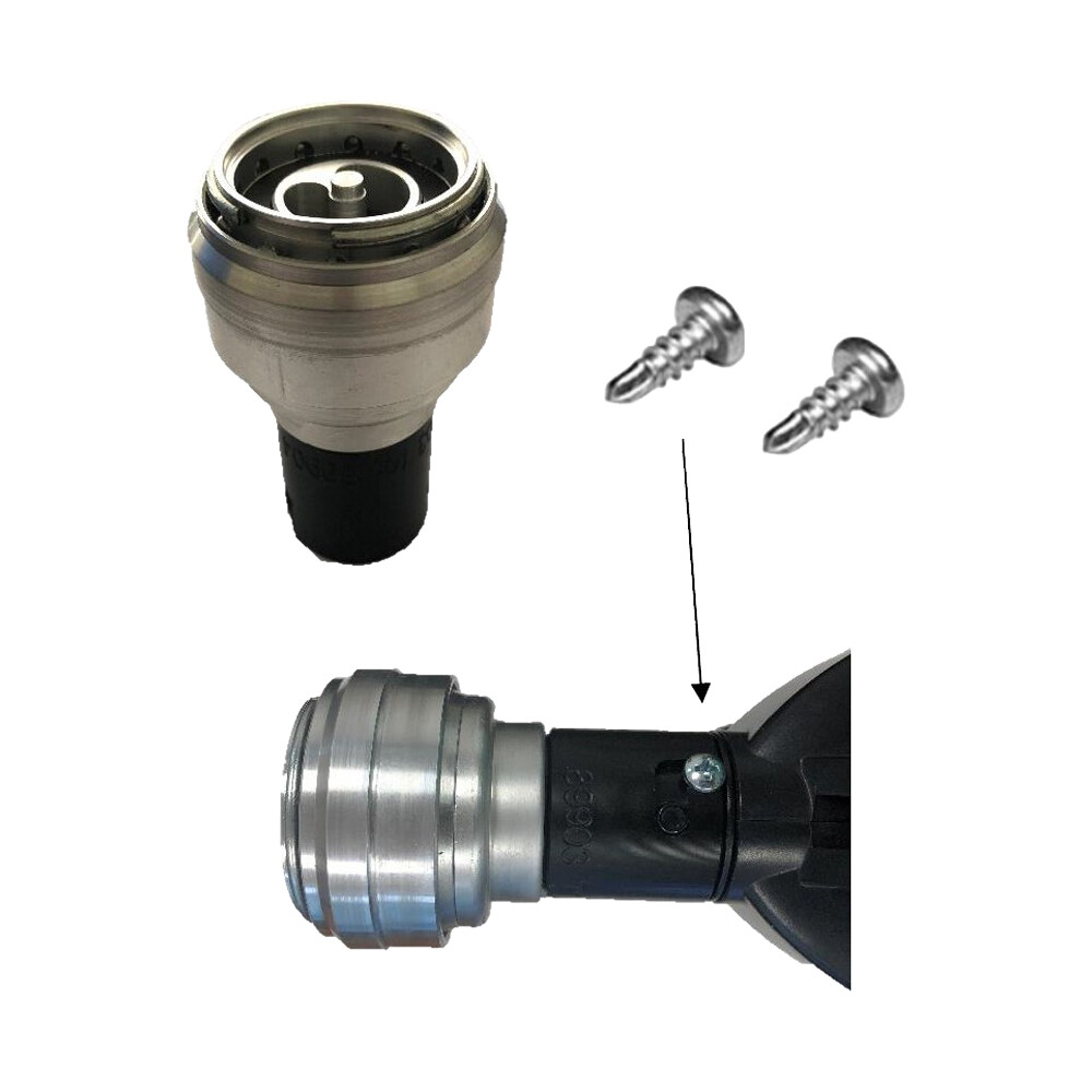 Akku-Füllpistole Adapter für Cross/Fast-Flow Ventil aus Metall