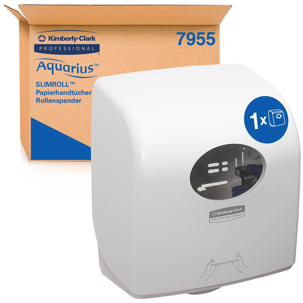Aquarius Slimroll Spender für Rollenhandtücher 7955 weiß Aquarius Slimroll Spender für Rollenhandtücher 7955 weiß