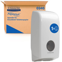 Aquarius Spender für Einzelblatt-Toilettenpapier 6946 weiß Aquarius Spender für Einzelblatt-Toilettenpapier 6946 weiß