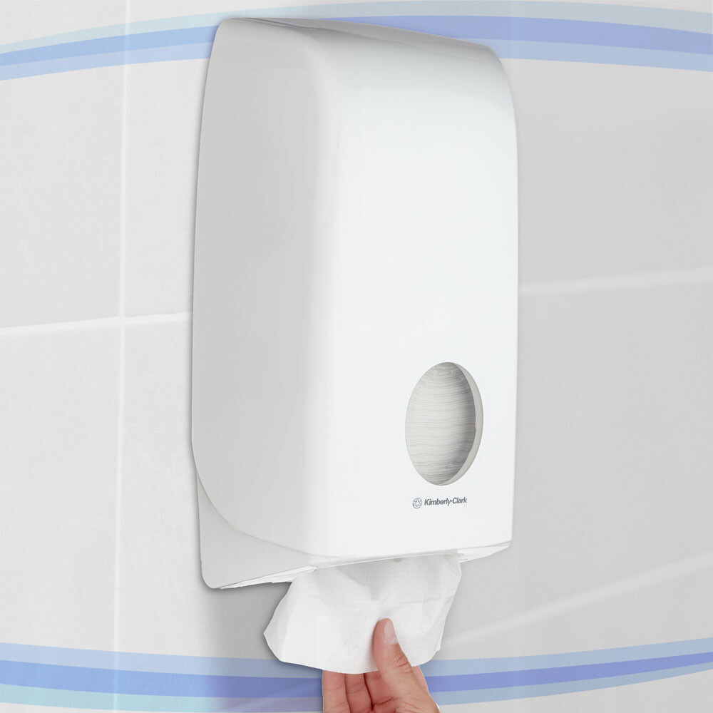 Aquarius Spender für Einzelblatt-Toilettenpapier 6946 weiß Aquarius Spender für Einzelblatt-Toilettenpapier 6946 weiß