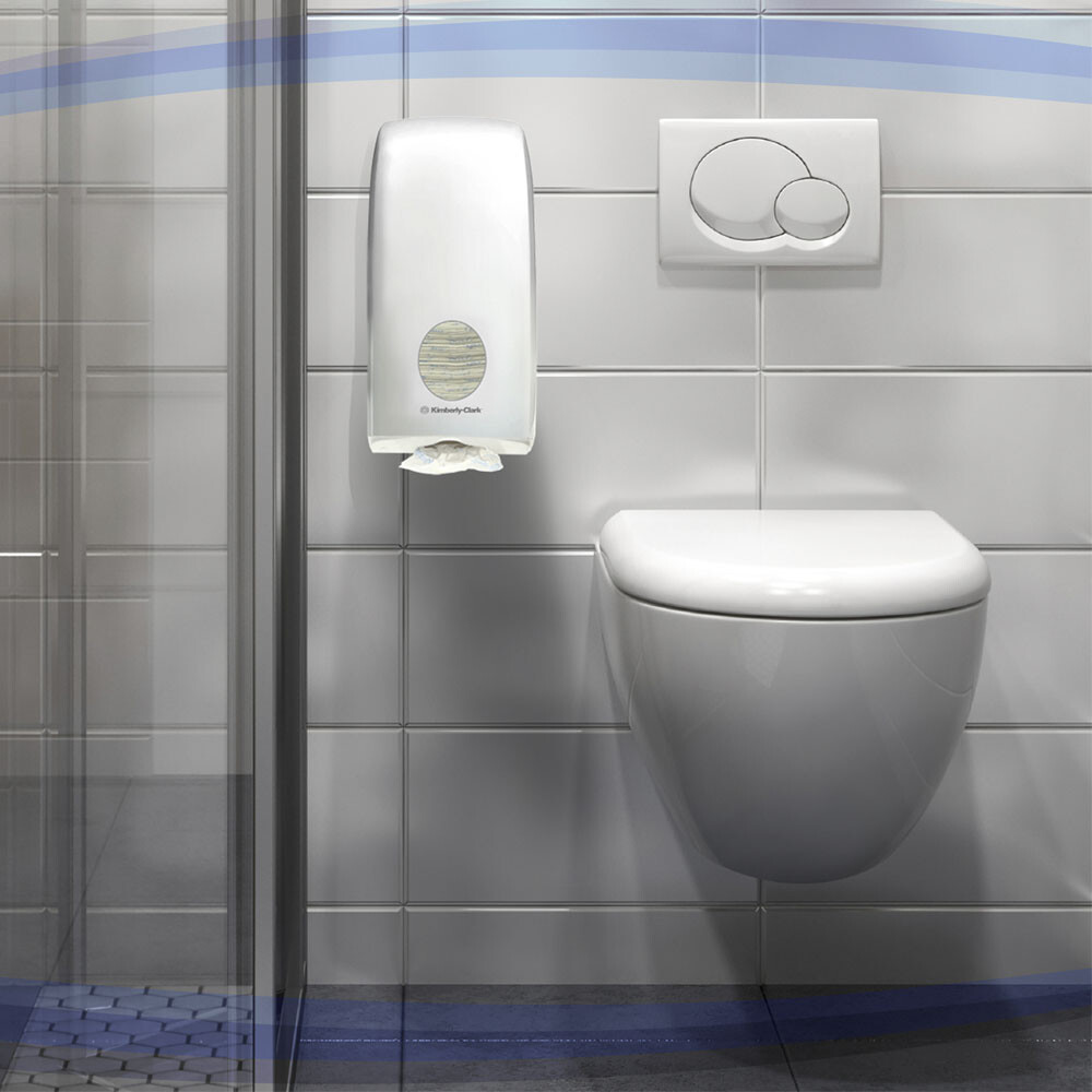 Aquarius Spender für Einzelblatt-Toilettenpapier 6946 weiß Aquarius Spender für Einzelblatt-Toilettenpapier 6946 weiß