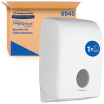 Aquarius Spender für Papierhandtücher 6945 weiß Aquarius Spender für Papierhandtücher 6945 weiß