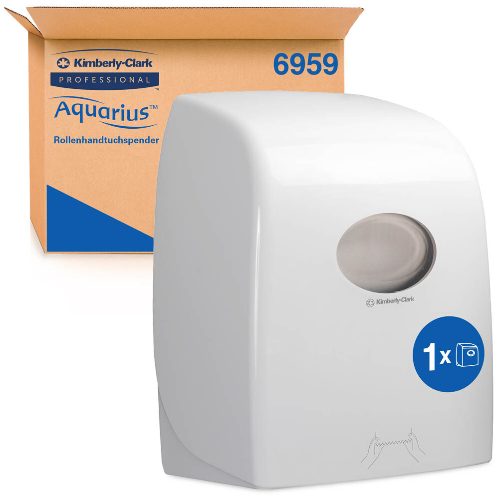 Aquarius Spender für Rollenhandtücher 6959 weiß