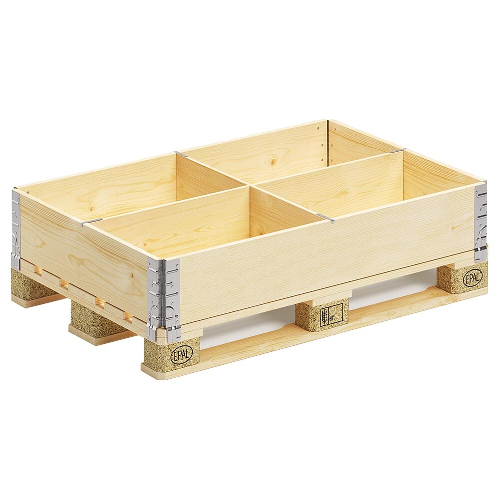 Aufsatzrahmenteiler-Set 4 Fächer für Aufsatzrahmen 1200 x 800 mm