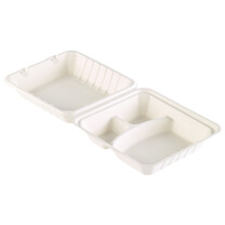Bagasse-Boxen Menübox rechteckig 325 und 70 und 60 ml Bagasse-Boxen Menübox rechteckig 325 und 70 und 60 ml