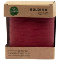 Baumwoll - Ringelband bordeaux 10 mm