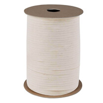 Baumwoll Ringelband creme mit Pappspule Baumwoll Ringelband creme mit Pappspule