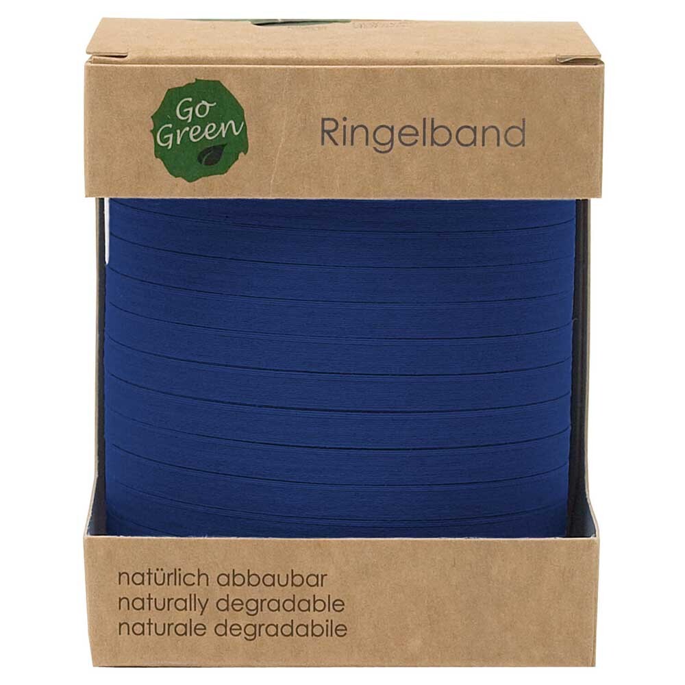 Baumwoll - Ringelband dunkelblau 10 mm Baumwoll - Ringelband dunkelblau 10 mm