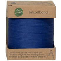 Baumwoll - Ringelband dunkelblau 5 mm