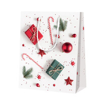 BB Geschenk-Tragetasche WeihnachtspräsenteKugeln