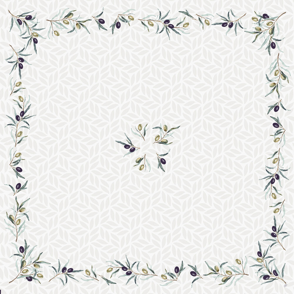 Bio Dunicel Mitteldecken 84 x 84 cm Motiv 20er Pack Olive Garden Bio Dunicel Mitteldecken 84 x 84 cm Motiv 20er Pack Olive Garden